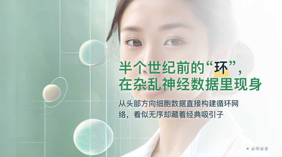 半个世纪前的"环"：连续吸引子在杂乱无章的神经数据里现身