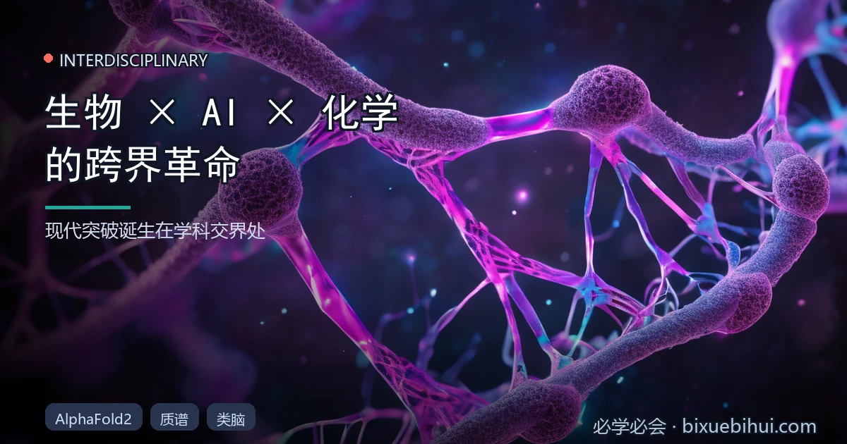 当生物遇见 AI 与化学:AlphaFold2、scRNA-seq 与质谱的跨界