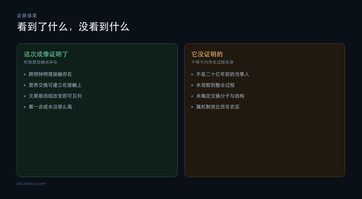 这次成像证明了什么，又没有证明什么