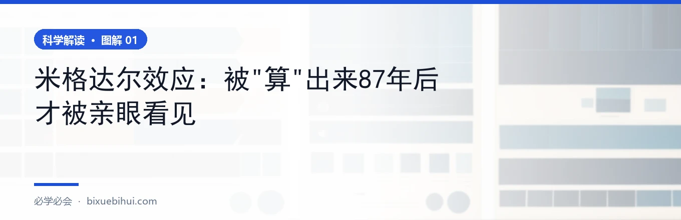 米格达尔效应：87年从预言到证实