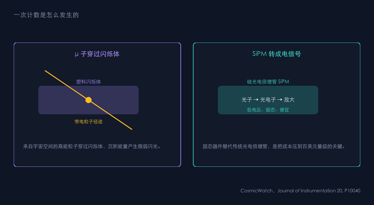 图1:探测器结构与工作原理
