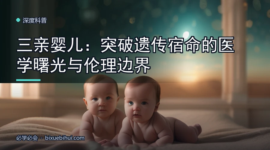 三亲婴儿技术概念封面
