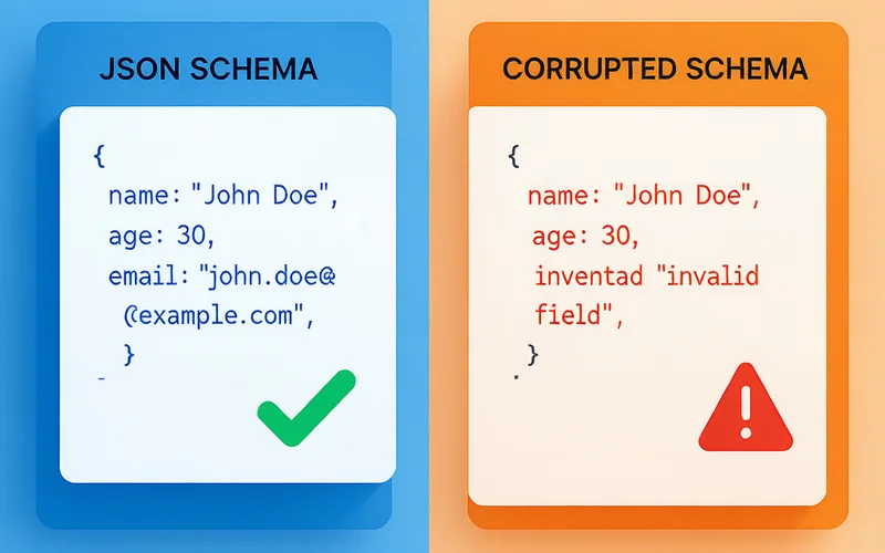 图1：正确vs畸形的工具调用schema