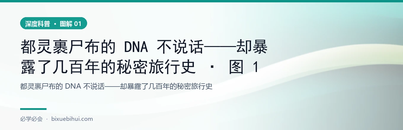 都灵裹尸布的 DNA 不说话——却暴露了几百年的秘密旅行史 · 图 1