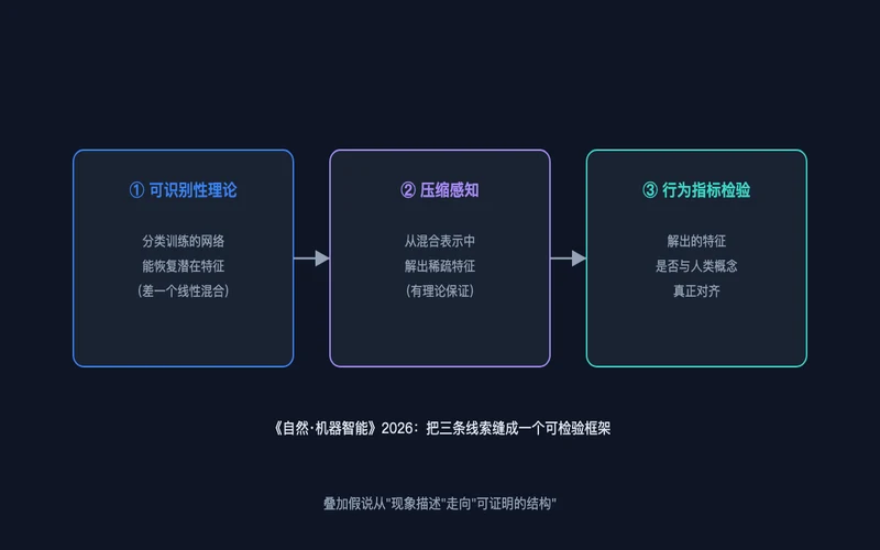 图3：可解释性研究的三步框架