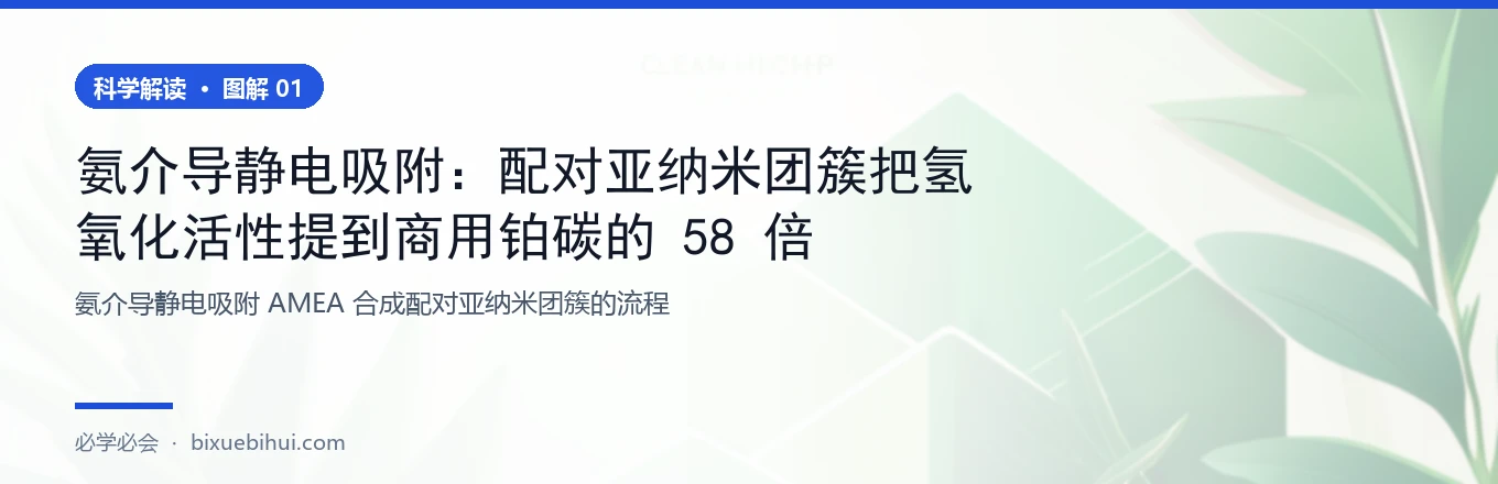 AMEA 策略：正负电荷定向配对后再热解