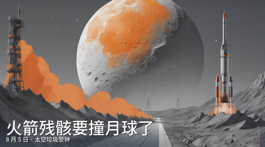 火箭残骸将于8月5日撞击月球——太空垃圾的又一次警钟