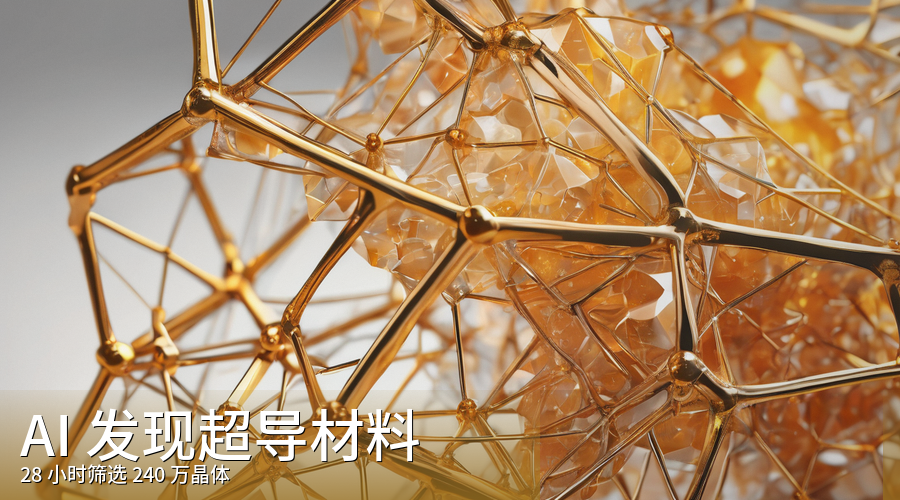 AI发现超导材料:28小时筛选240万晶体结构