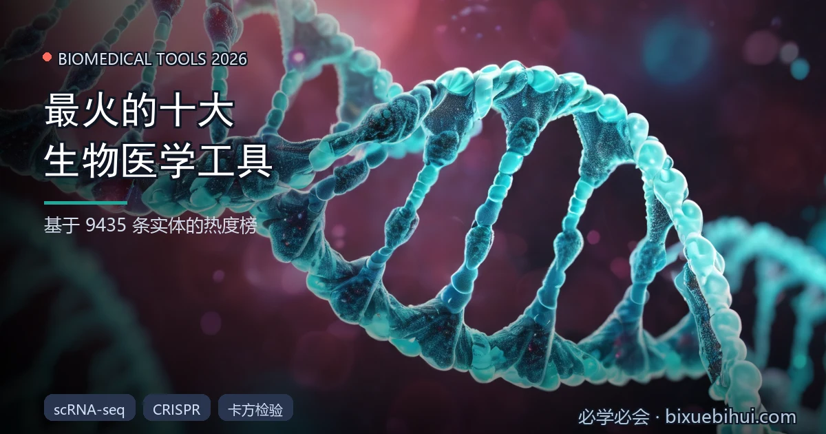 2026 生物医学研究最火的十大工具与方法