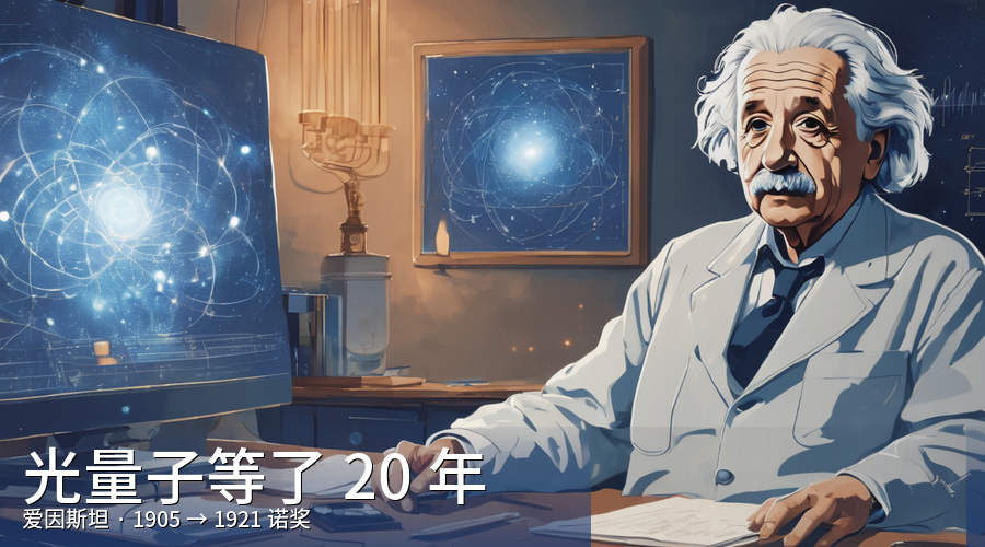 爱因斯坦的光量子:一个被嘲笑 20 年的假说,照亮了整个量子时代