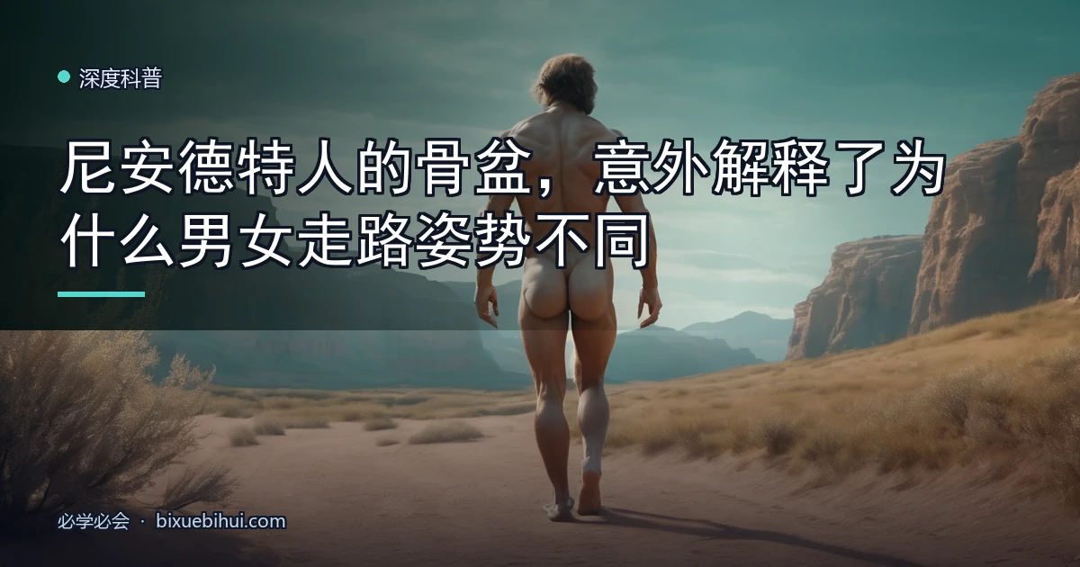 尼安德特人的骨盆,意外解释了为什么男女走路姿势不同