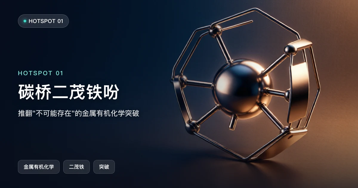 碳桥二茂铁吩：推翻"不可能存在"的金属有机化学突破