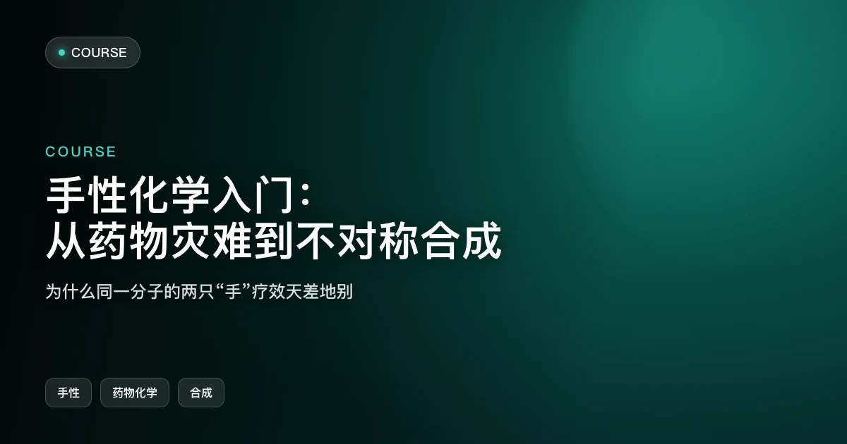 手性化学入门：从药物灾难到不对称合成