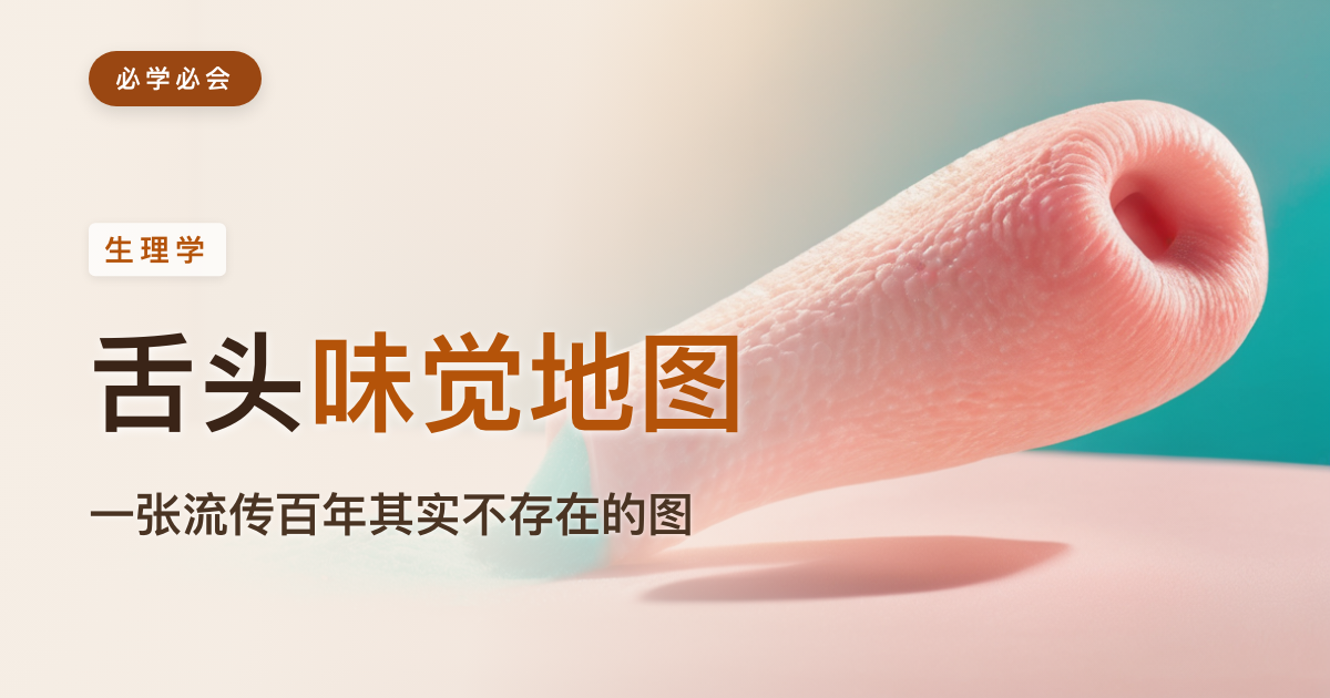 舌头味觉地图：一张流传百年、其实不存在的图